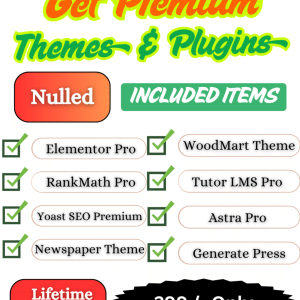 Premium themes & plugins bundle